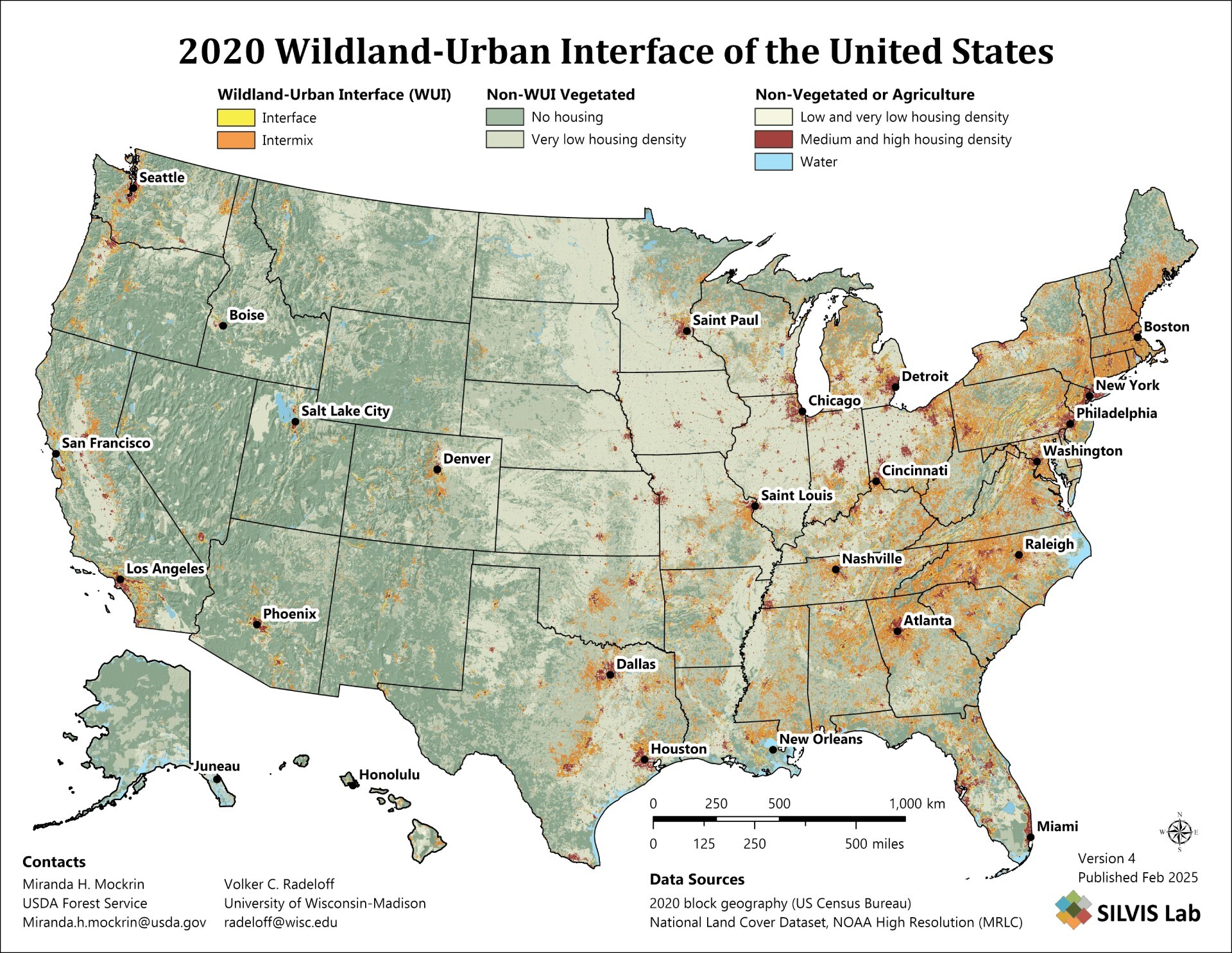 US WUI Map 2020