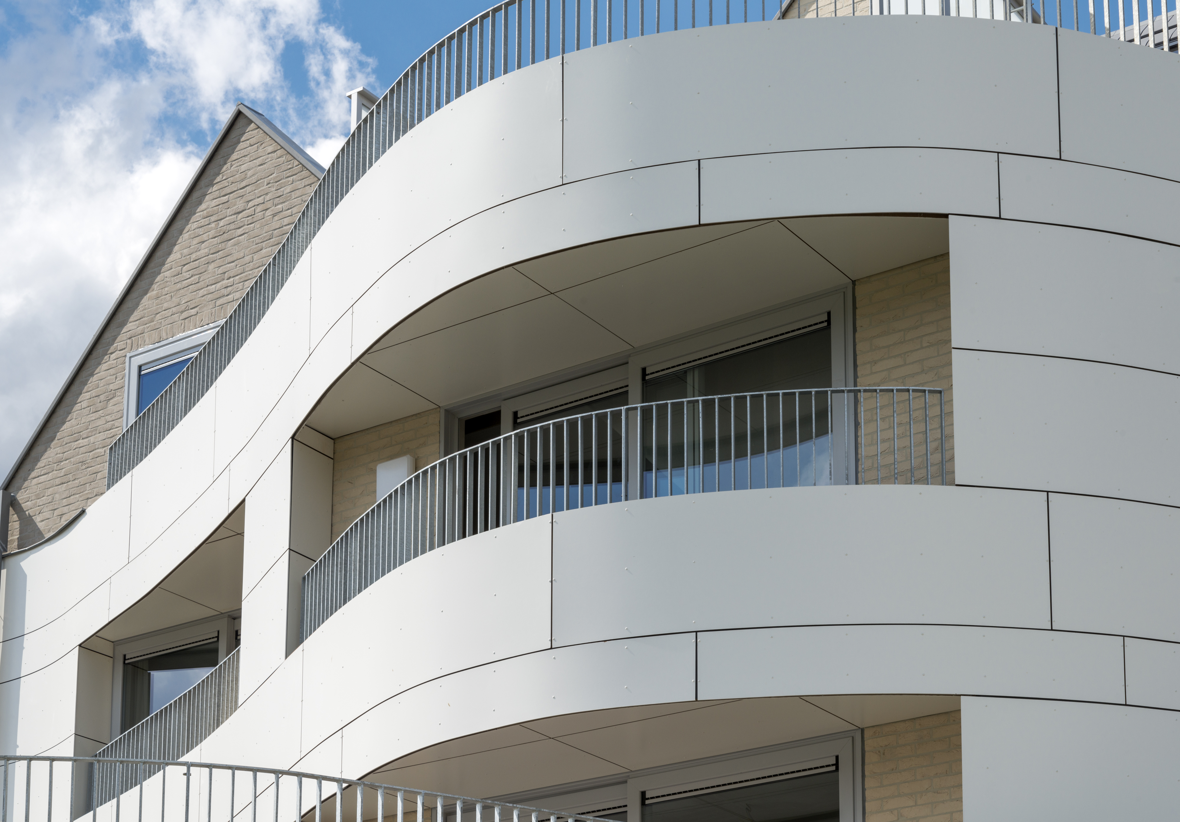 Rockpanel Extrior Cladding - Curved application