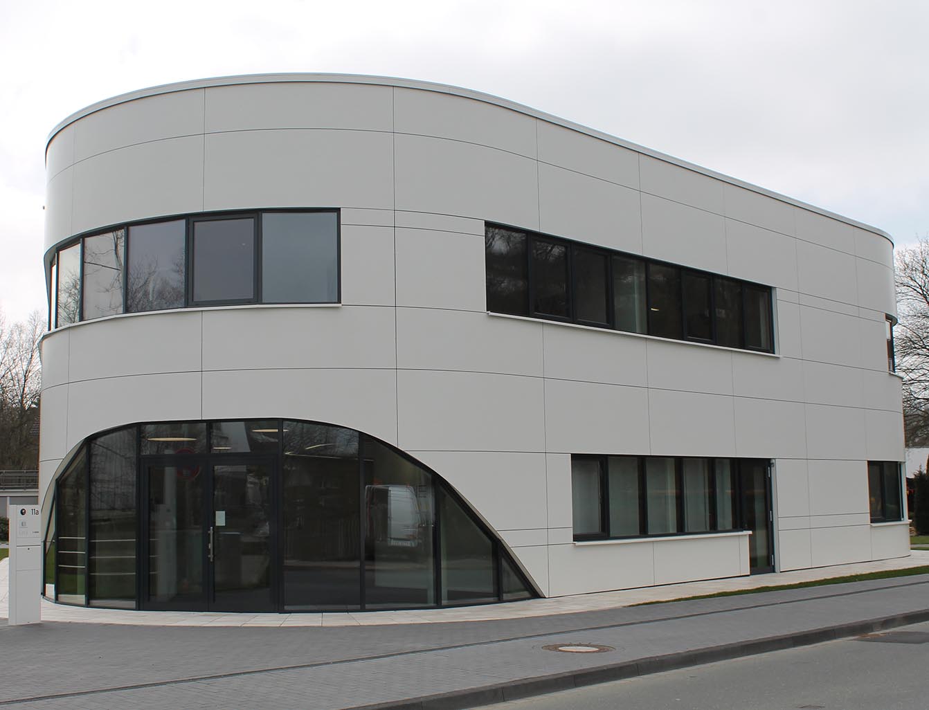Rockpanel Extrior Cladding - Curved application